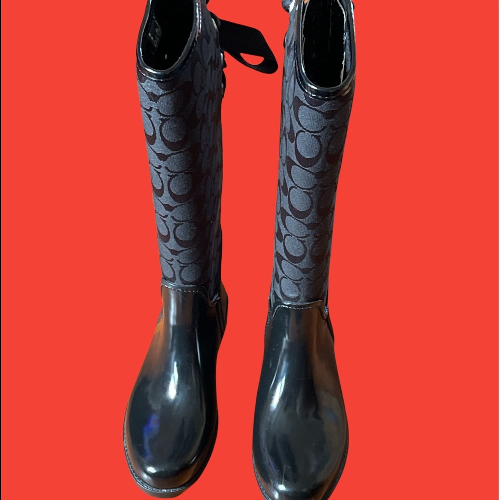Coach Tristee RainBoots Size 6